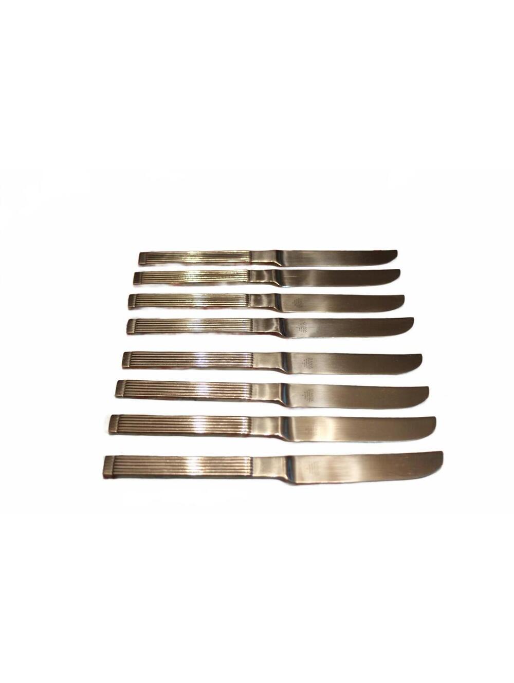 DANSK Gunnar Cyren Thebe 8 Piece Stainless Steel Dinner Knife Set Korea Flatware